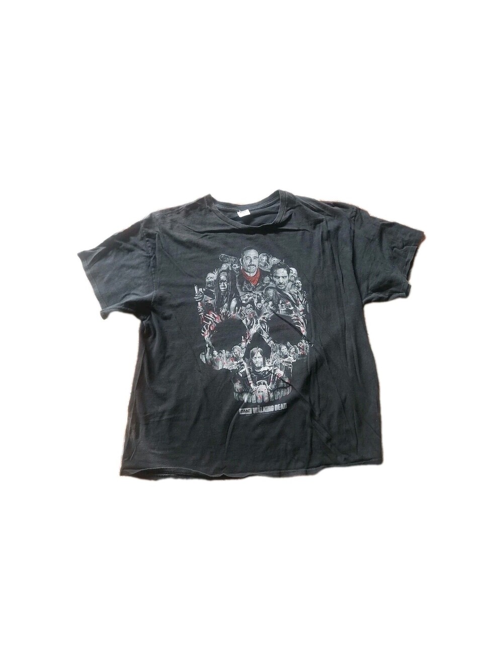 AMC The Walking Dead Skull Graphic Print 2006 Promo T-Shirt Size XL